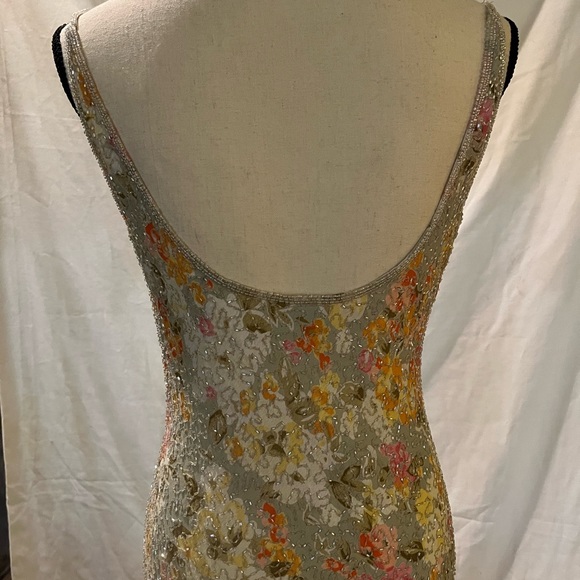 Vintage Y2K beaded cowl gown 🤍 - Picture 4 of 8